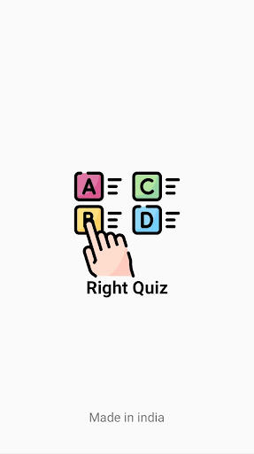 Android application Right Quiz screenshort