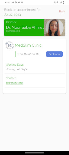 MedSlim Clinic Screen 3