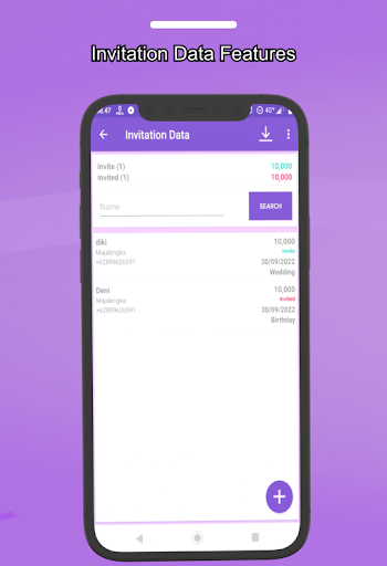 Daily Financial Records Screen 2