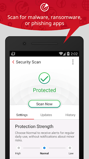Android application Mobile Security & Antivirus screenshort