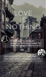 GO SMS LOVE IS NOTHING THEME For PC installation