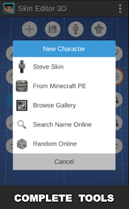 Nome do Aplicativo: Skin editor 3D #skineditor3d #skin #minecraft