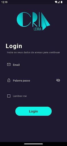 Android application CRIA screenshort