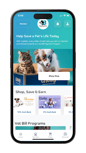 Android application myBalto | Pays your vet bills! screenshort