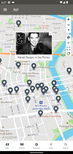 Android application Project Des Moines screenshort