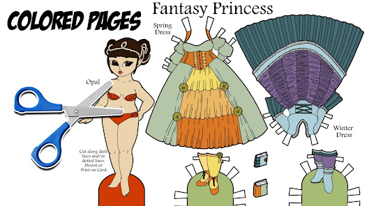 Captura de Pantalla 8 DIY Paper Dolls Girl Dress Up android