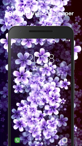3d Flowers Live Wallpaper Pro Screen 3