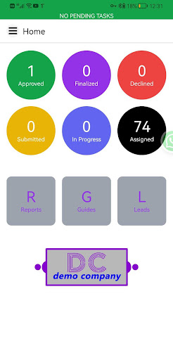 Android application Victory Retail Support screenshort