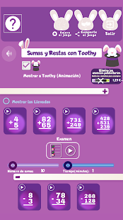 Sumas y Restas con Toothy Screenshot