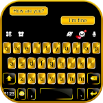 Cover Image of Download Gold Metal Business Keyboard Theme 6.0.1229_10 APK