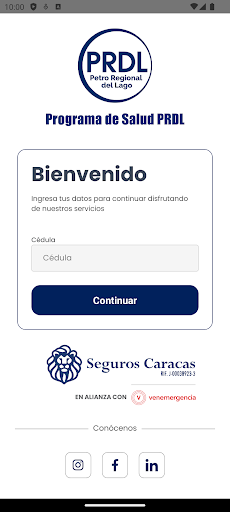 Programa de Salud PRDL Screenshot
