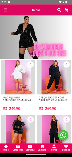 Android application Bela Rosa Plus Size screenshort