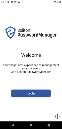 Android application Soliton PasswordManager screenshort