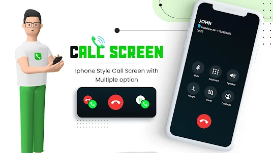 iCall Dialer: iOS Call Screen