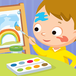 图标图片“聪明成长：专为小朋友设计的儿童绘画和着色游戏”