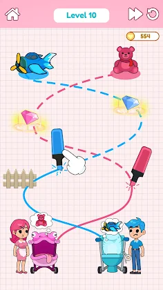 Play Rush: Draw Puzzle - Screenshot 1