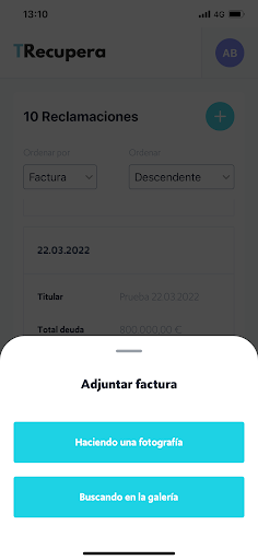TRecupera Screen 3