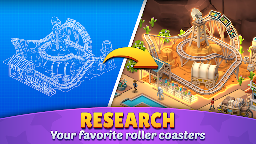 Roller Coaster Life Theme Park 1.0.1 (Mod Unlimited Gold) - Fexdl