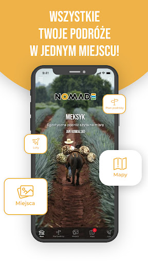 Android application Nomade screenshort