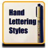 Hand Lettering Styles Idea icon
