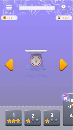 Android application Scale Master. Draw Weight screenshort