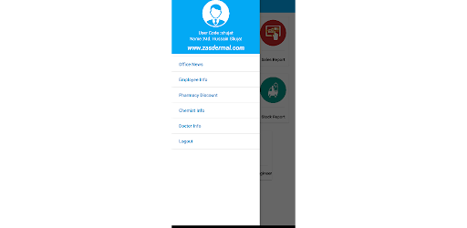 Android application Dermal Sales Automation screenshort