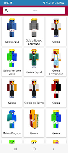 Geleia Skins for Minecraft