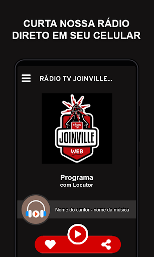 Android application RÁDIO TV JOINVILLE WEB screenshort