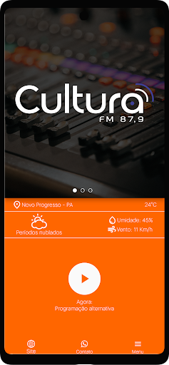 Android application Rádio Cultura 87.9 FM screenshort
