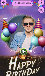 Birthday Video with Song, Name