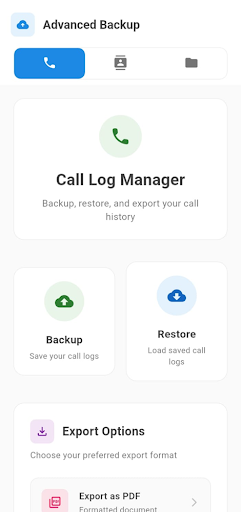 Call Log Backup and Restore 1