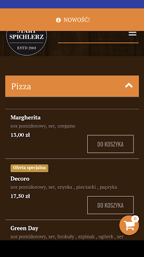 Android application Stary Spichlerz screenshort