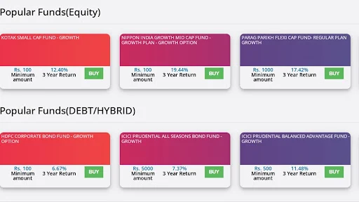 Mutual Fund Grow