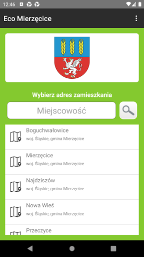Android application Eco Mierzęcice screenshort