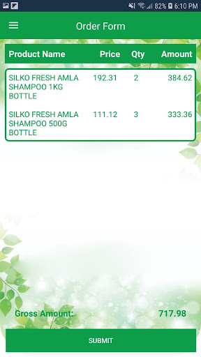 Android application Green Chemicals screenshort
