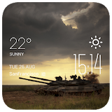 tank1 weather widget/clock icon