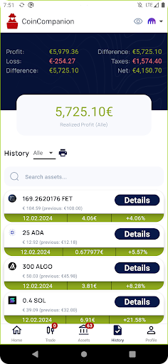 CoinCompanion Screen 3