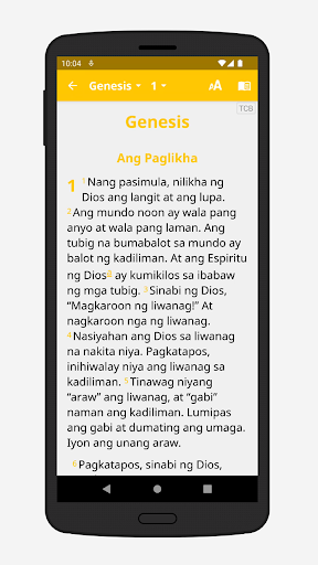 Android application Ang Salita ng Dios Bible screenshort
