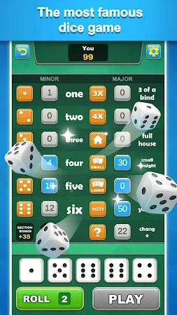 Game screenshot Yatzy 3D - Dice Game Online hack