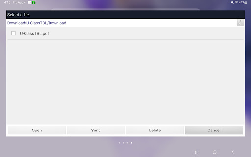 U-ClassTBLStudent Screen 3