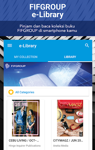 Android application FIFGROUP e-Library screenshort