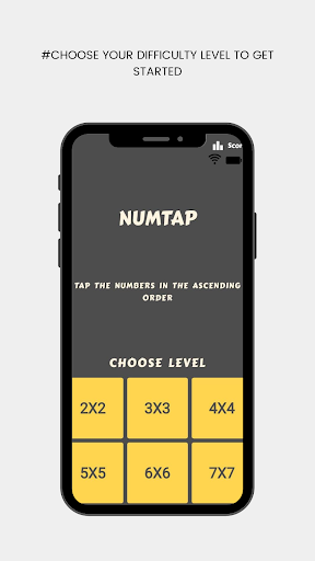 Android application Numtap - a number puzzle game screenshort