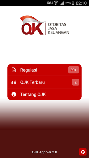 Android application Otoritas Jasa Keuangan screenshort
