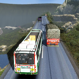 Imagen de ícono de autobús conduciendo simulador