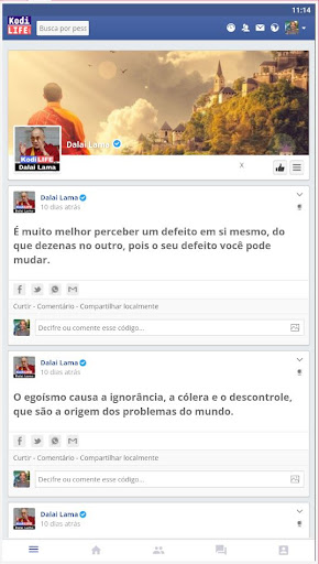 Android application Kodilife Rede Social do Saber screenshort