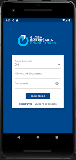 GLOBAL EMPRESARIA APP Screen 2