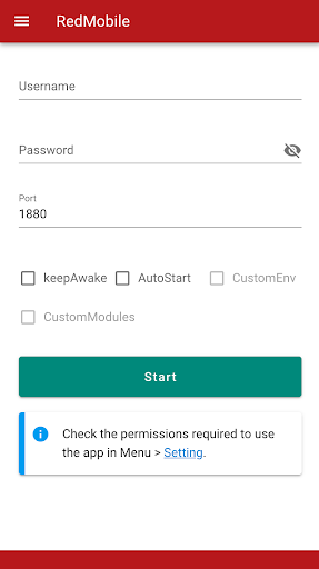 Android application RedMobile screenshort