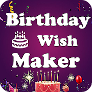 Birthday Wish Maker With Image & Quotes  Icon