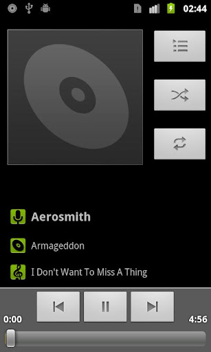 Android application MusicKN screenshort