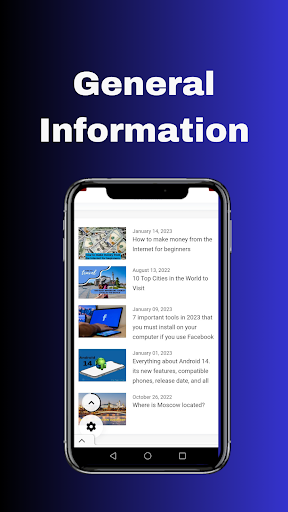 general information Screen 3